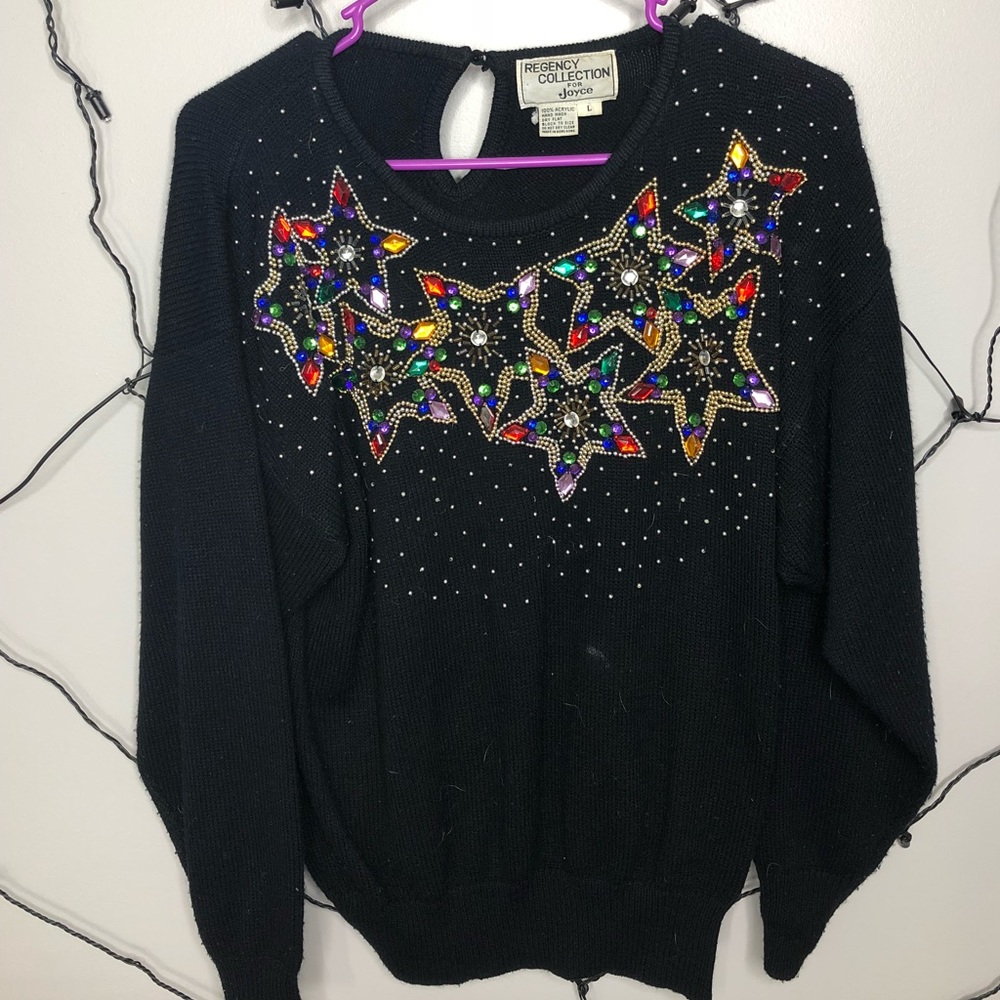 Vintage 80s gem sweater